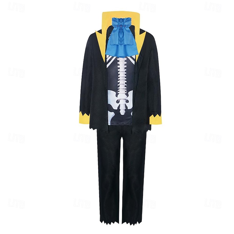 Brook Anime Cosplay Costume Cosplay Suits Halloween Carnival Masquerade Costume For Men's Adults
