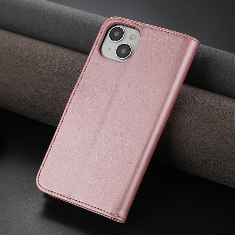 Phone Case For iPhone 16 15 14 Pro Max Plus 13 12 11 Pro Max Mini Wallet Case Full Body Protective Kickstand Card Slot Retro TPU PU Leather2