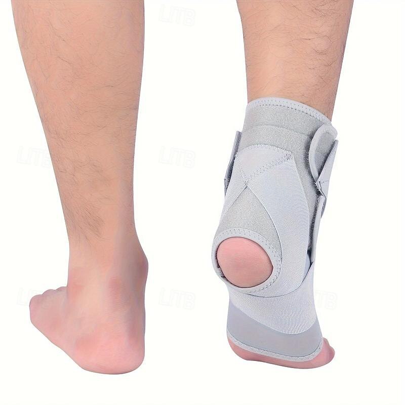 1pc Adjustable Ankle Brace Support For Men & Women, Best Ankle Compression Sleeve For Sprained Ankle, Achilles Tendonitis, Perfect For Sports & Recovery4