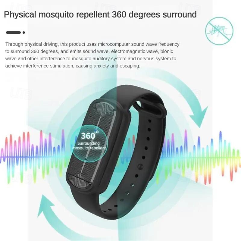 Electronic Mosquito Repellent Bracelet – Ultrasonic Wearable Band Anti-Mosquito Protection4