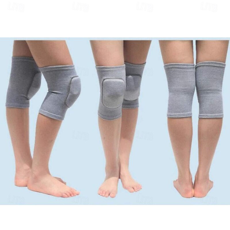 1 Pair Portable Knee Support Eco-friendly Knee Guard Elastic Fabric Fitness Protector Knee Sports Gear Pad2