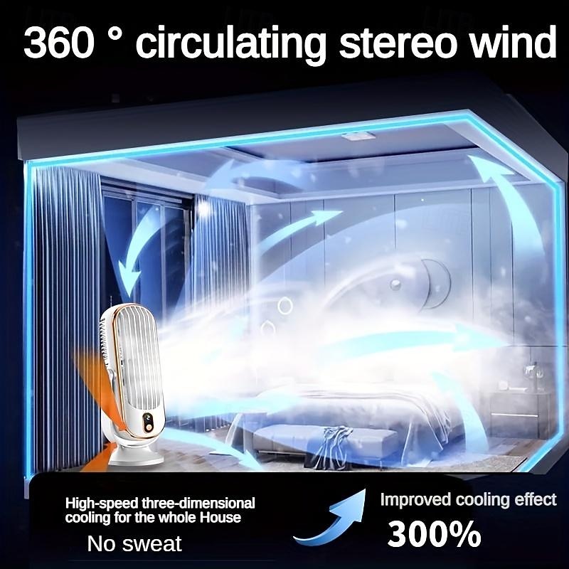 2-in-1 Mini Fan with Humidifier – USB Rechargeable Handheld Spray Fan for Travel, Car, and Temporary Cooling2