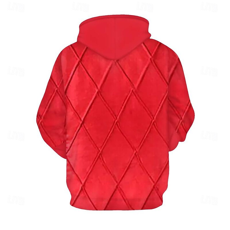 Joker: Folie à Deux Harley Quinn Joker Hoodie Anime 3D Front Pocket Graphic For Couple's Men's Women's Adults' Halloween Carnival Masquerade 3D Print Party Casual Daily2