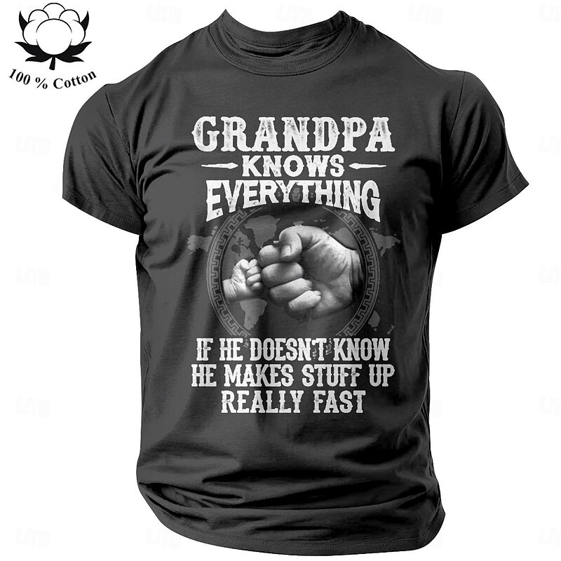 Men's Quotes & Sayings Cross Letter Print T Shirt Tee Top 100% Cotton Short Sleeve Graphic Shirt Black Army Green Dark Blue Comfortable Tee Street Sports Outdoor Fashion Designer Clothing4