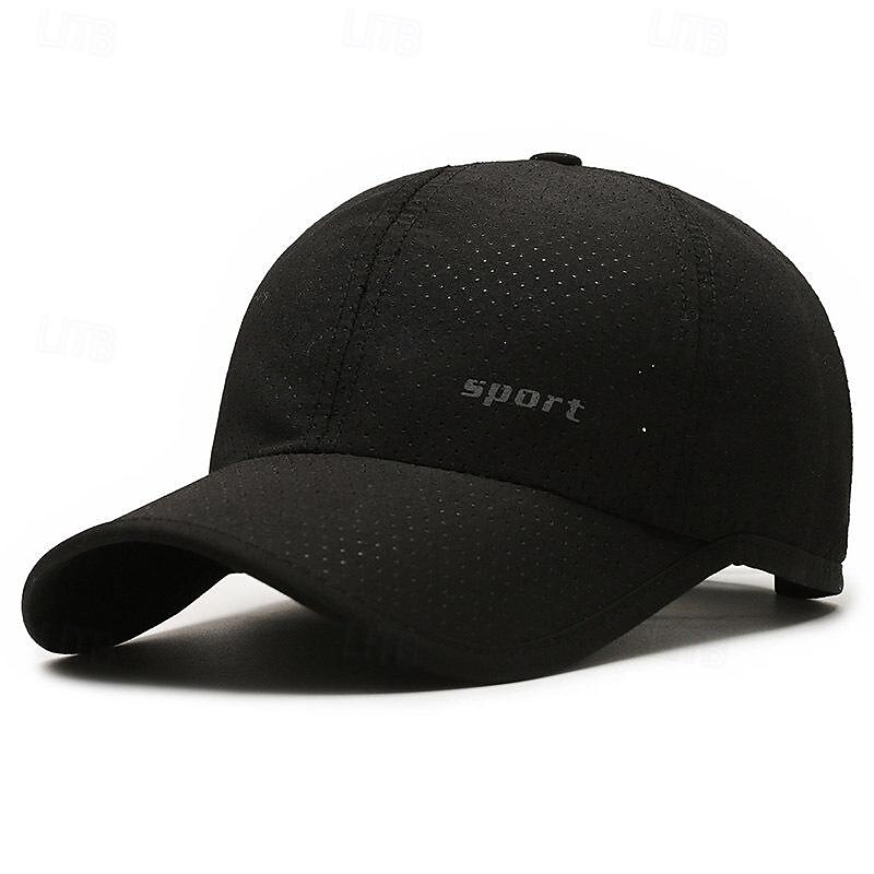 Men's Baseball Cap Sun Hat Trucker Hat Black White 100% Cotton Fashion Casual Street Daily Letter Adjustable Sunscreen Breathable2