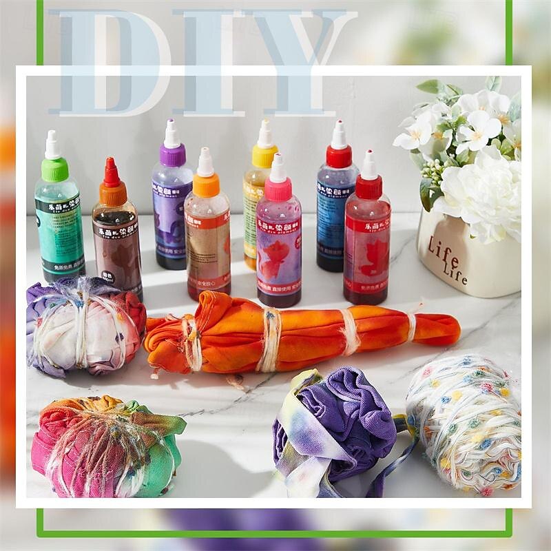 2PCS White Canvas Wrapped Dyed Canvas Bag Blank Large Cotton Bag Blue Sun Drying Rubbing Wax Dyeing Tie Dyeing4