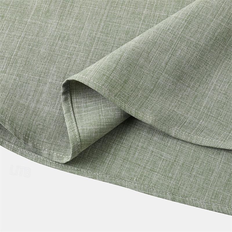 Men's Shirt Linen Shirt Chinese Collar Shirt Mandarin Collar Shirt Casual Shirt Cotton Shirt Plain Vacation Street Black Yellow Light Green Pink Short Sleeve Band Collar Summer Clothing Apparel 27