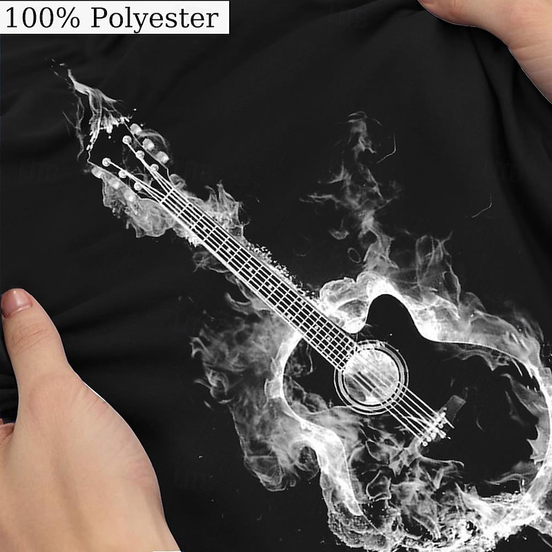 Men's Graphic Henley Shirt Short Sleeve 3D Print Fashion Designer Comfortable Daily Summer Black Blue Green Henley Henley T-Shirt3