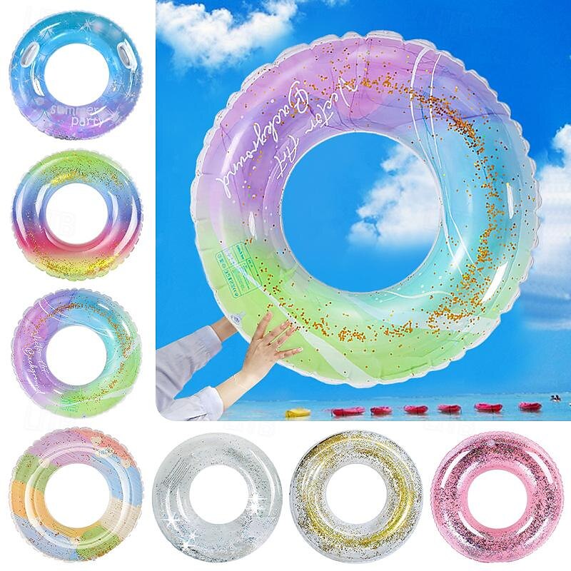 Swimming Circle Sequins Starry Sky Swimming Circle Water Swimming Circle Adult Underarm Lifebuoy
