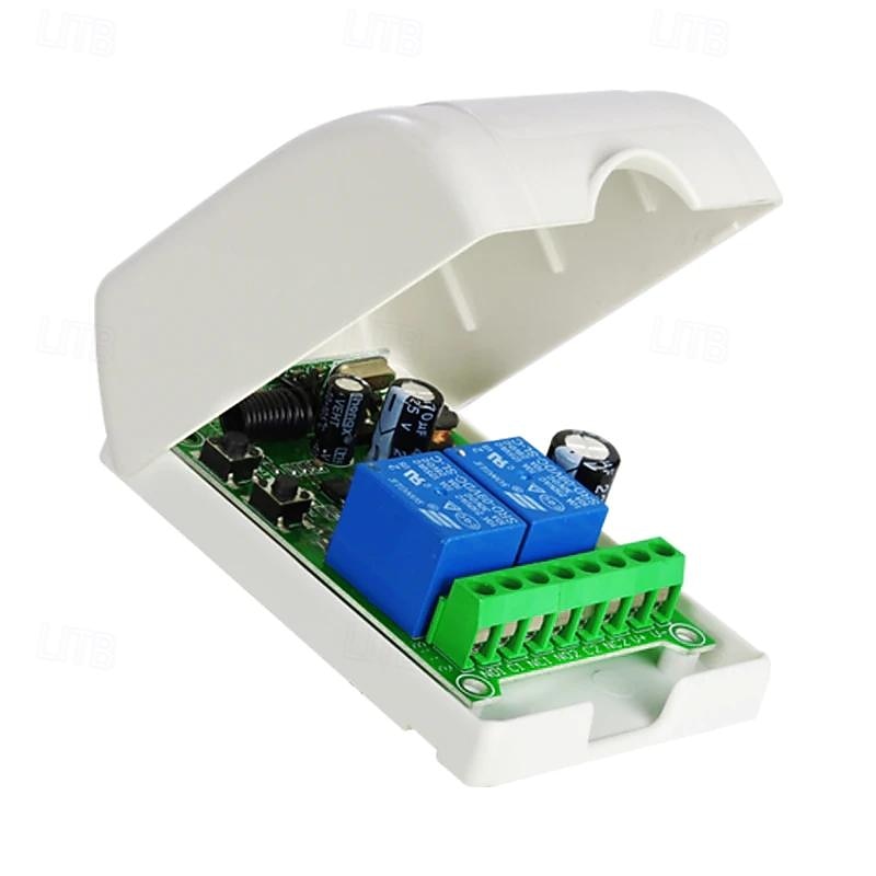 DC 12V 24V 36V 48V 2Channel RF Wireless Remote Control Switch System 12-48V Receiver Home Smart Switch 433mhz2