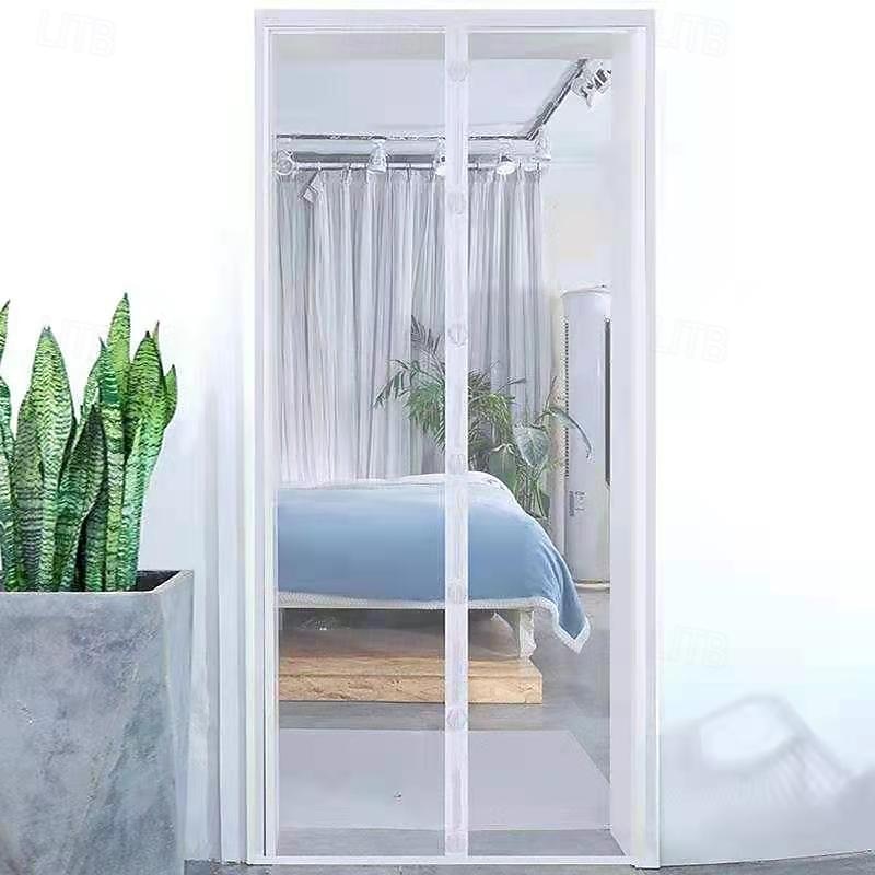 Magnetic Door Screen Mesh Screen Door Simple Beautiful Magical Mesh Screen Window Door Hands Free Magnetic Door Screen Automatic Closing Summer Curtain Net