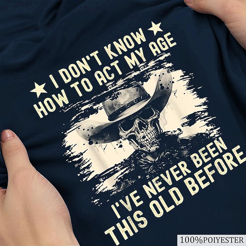 Men's Graphic American Flag Old Man T Shirt Short Sleeve T shirt 3D Print Crew Neck Shirt Retro Vintage Casual Street Style Sports Outdoor Holiday Going out Black Navy Blue Green Spring & Summer3