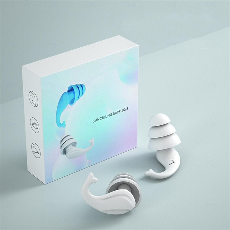 Noise Isolating Earplugs for Sleeping - Designed for Dormitories and Students, Blocks Noise for Studying, Prevents Snoring, Perfect for a Peaceful Sleep Environment