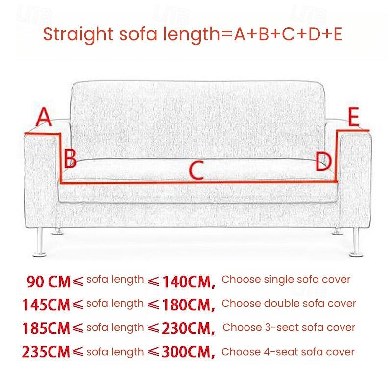 Printed Elastic Slipcover for Floral& Geometric Pattern Indoor Use Only3