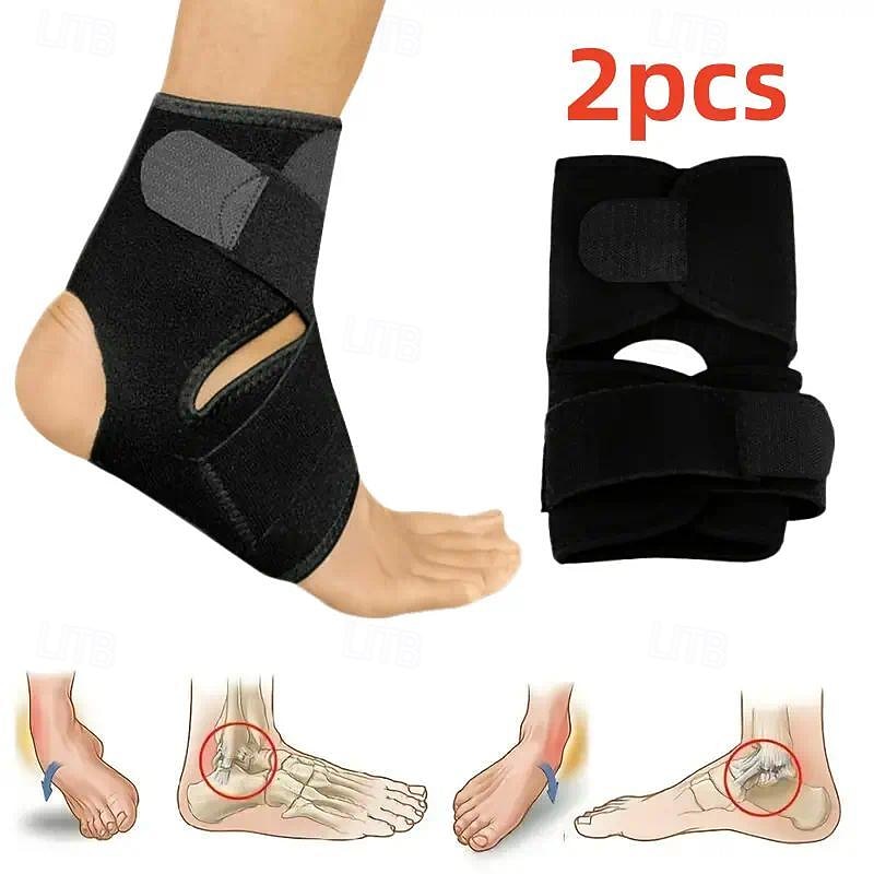 2pcs Unisex Breathable Pressure Achilles Tendon Brace - Perfect For Running, Cycling, Football & Badminton!2