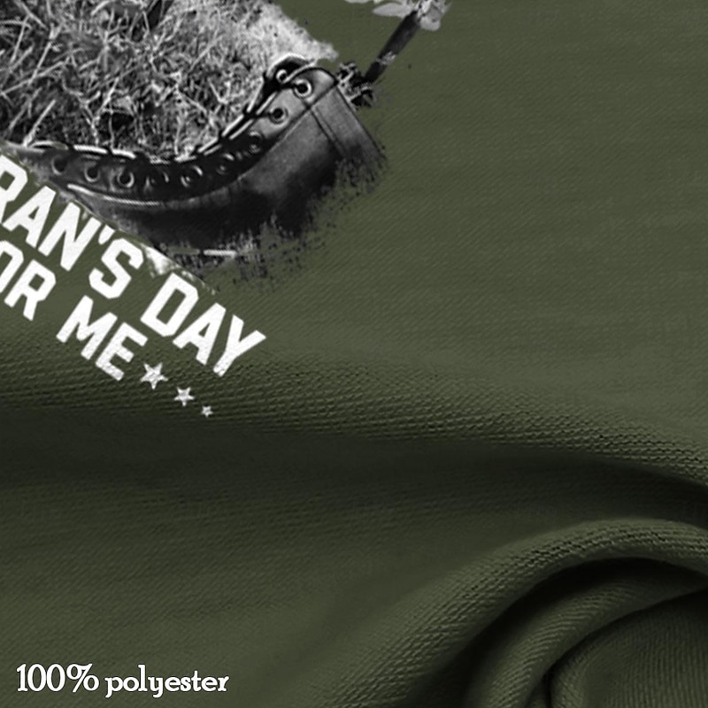 Veterans Day Men's Patriot Patriotic Veteran Gun T shirt Short Sleeve T shirt 3D Print Crew Neck Shirt Daily Military Street Casual Black Red Blue Summer Spring Clothing Apparel S M L XL XXL3