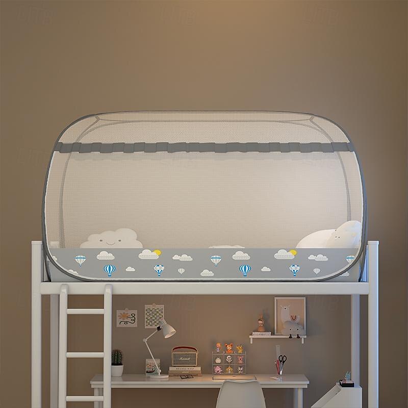 Student Dormitory Mosquito Nets Foldable Mosquito Net Student Dormitories Mosquito Netting Increase Space Increase Density Gauze Mosquito Tent Simplicity with Free Installation4