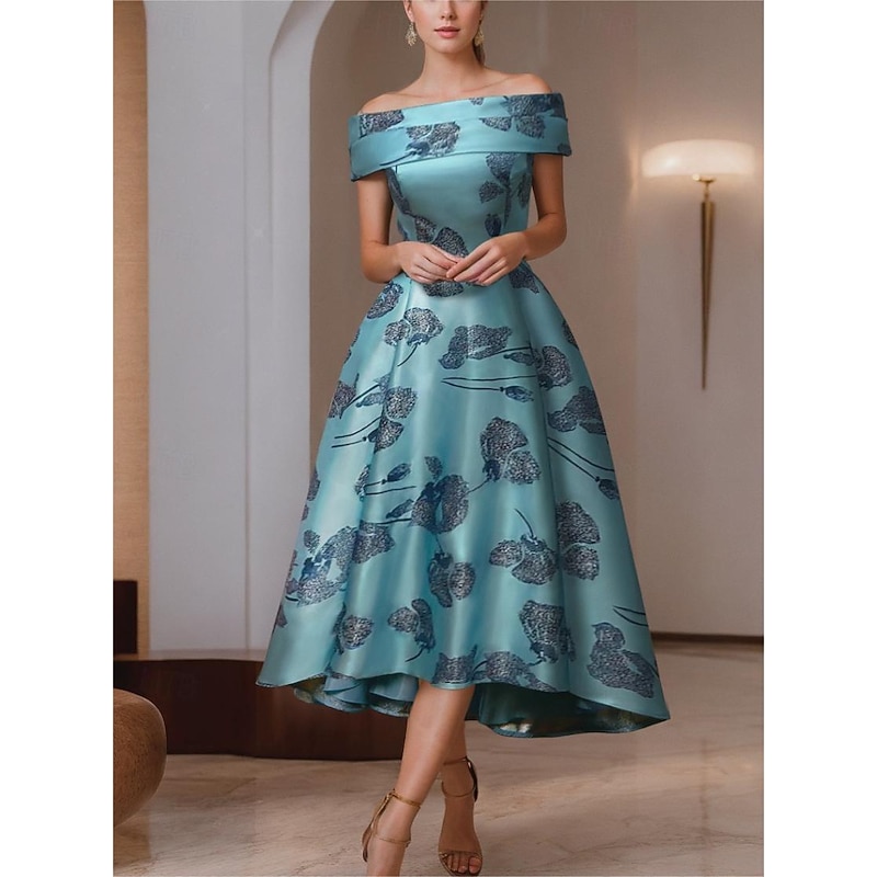 A-Line Plunging Neck Short / Mini  Open Back Cocktail Party Dress Elegant Dress wedding guest dress with Sash / Ribbon by LAN TING Expresswedding guest Dresses