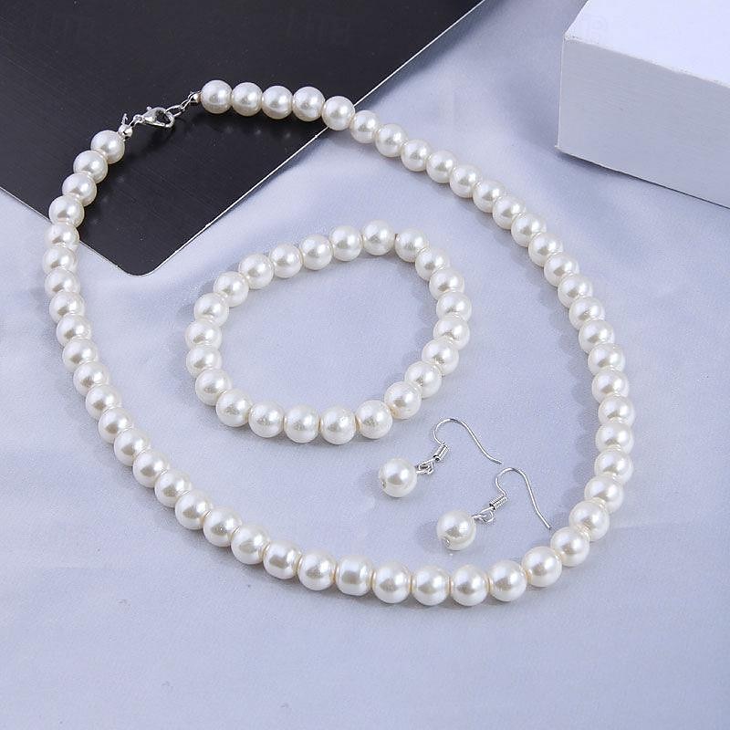 Jewelry Set For Women's Wedding Party Evening Resin Plastic Fancy3