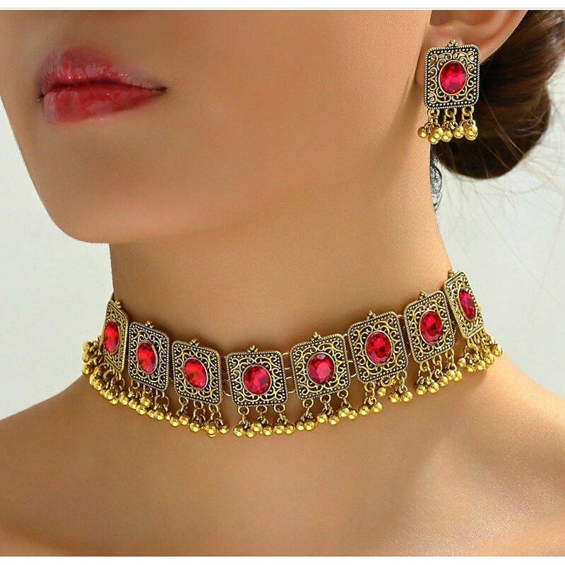 Jewelry Set For Women's Wedding Party Evening Gift Alloy Fancy3