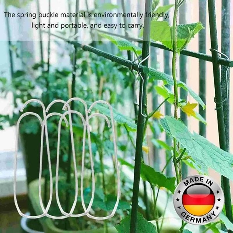 30pcs Plant Connecting Buckles, Plant Grafting Stakes Connector Clip, Garden Stake Climbing Pipe Support Connectors 11/16/20mm2