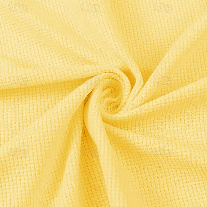 Men's Waffle Polo Shirts Polo Shirts Casual Holiday Lapel Ribbed Polo Collar Short Sleeve Fashion Basic Plain Buttons Soft Summer Spring Regular Fit Sillver Gray Light Yellow milk white Dark red3