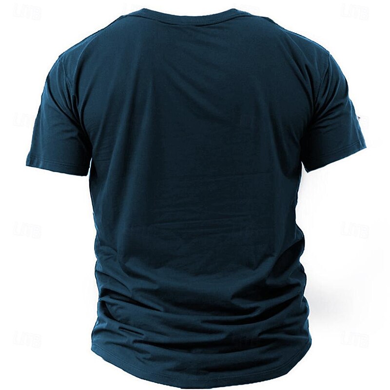 Men's Graphic T Shirt Short Sleeve T shirt 3D Print Crew Neck Shirt Retro Vintage Casual Street Style Sports Outdoor Holiday Going out Black Blue Green Spring & Summer Clothing Apparel S M L XL XXL2
