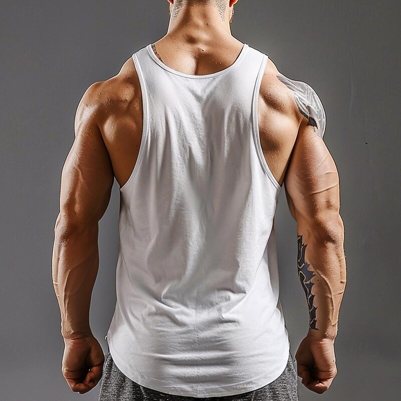 Men's Abstract Tank Top Vest Top Undershirt Sleeveless T shirt 3D Print Crew Neck Shirt Fashion Designer Going out Gym White Pink Blue Summer Spring Clothing Apparel S M L XL XXL XXXL2