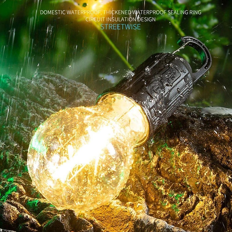 Portable Camping Light LED Camping Lamp with Hook Portable Lantern Type-C Charging Waterproof for Hiking Fishing4