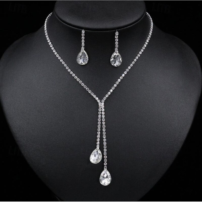 Jewelry Set For Women's Party Evening Alloy Fancy