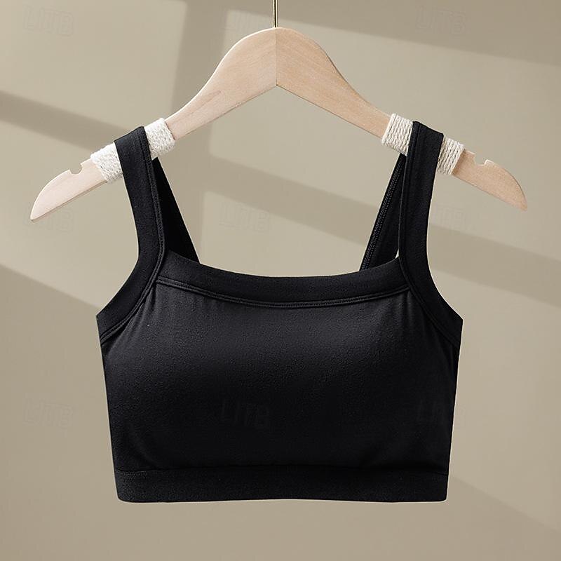 Women's Camisole Tank Top Basic Sleeveless Regular Tops Crew Neck Black White Brown Gray Summer4