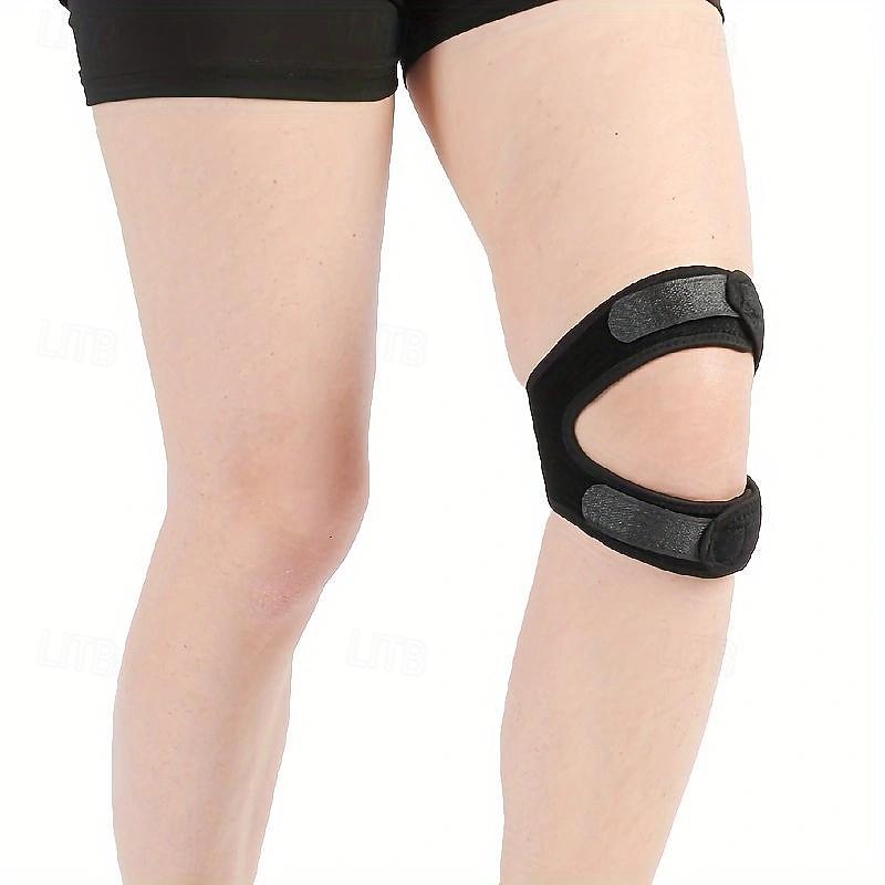 1pc Patella Support Strap, Adjustable Compression Knee Brace For Sports, Running, Hiking And Fitness, Knee Protectors2