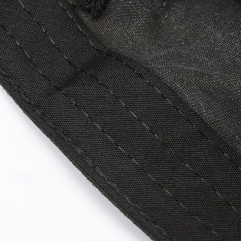 Men's Flat Cap Baseball Cap Military Cap Cadet Hat Black Brown Polyester / Cotton Blend Vintage Fashion Casual Street Daily Plain Adjustable Sunscreen Breathable 8