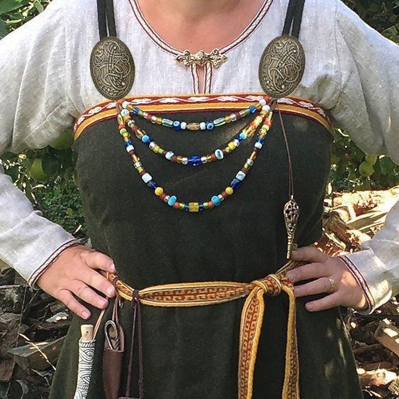 Medieval Renaissance Brooch Pins Viking Fancy Dress Women's Celtic Viking Fantasy LARP Adults Brooch2
