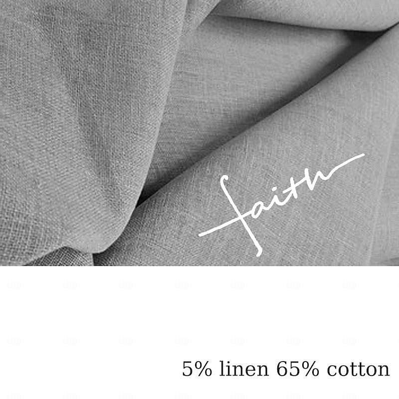 Men's Linen Shirt Casual Shirt Beach Shirt Plain Hawaiian Holiday Gray Long Sleeve Henley Spring & Summer Clothing Apparel3