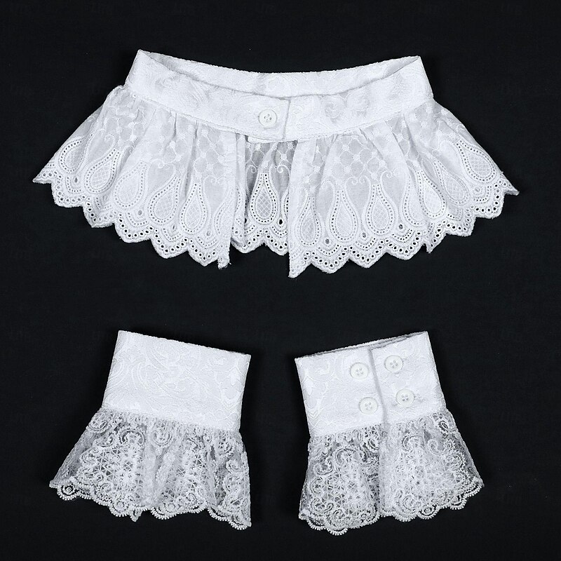 Retro Vintage Medieval Cosplay Costume Gentleman Solid Colored Fancy Dress Men's Royal Halloween Carnival Masquerade Halloween Carnival of Venice Adults' Collar