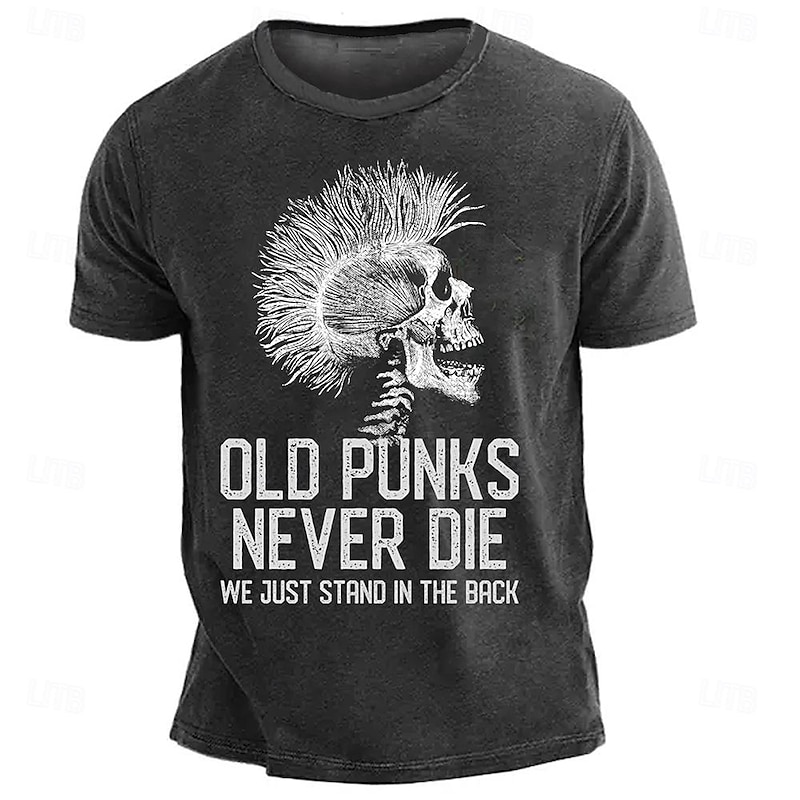 Men's Graphic T Shirt Short Sleeve T shirt 3D Print Crew Neck Shirt Retro Vintage Street Style Sports Outdoor Holiday Going out Black Blue Purple Spring & Summer Clothing Apparel S M L XL XXL XXXL