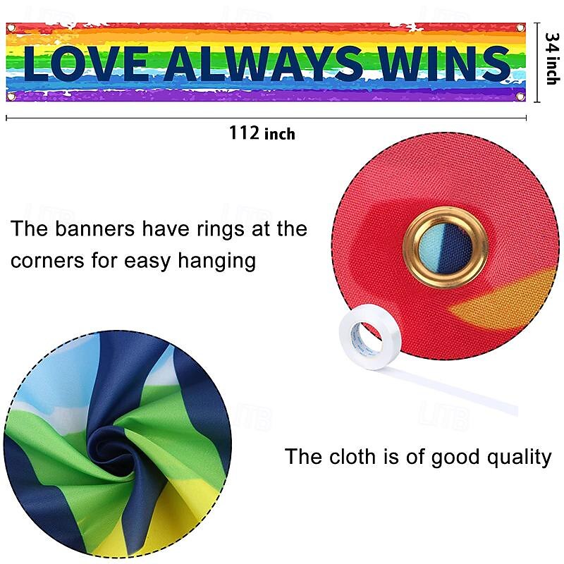 June Pride Month Happy Pride LGBTQ LGBT Outdoor Yard Sign Party Rainbow Home Decor for Garden Fence Garage Balcony Porch House Front Door Greeting Lawn2