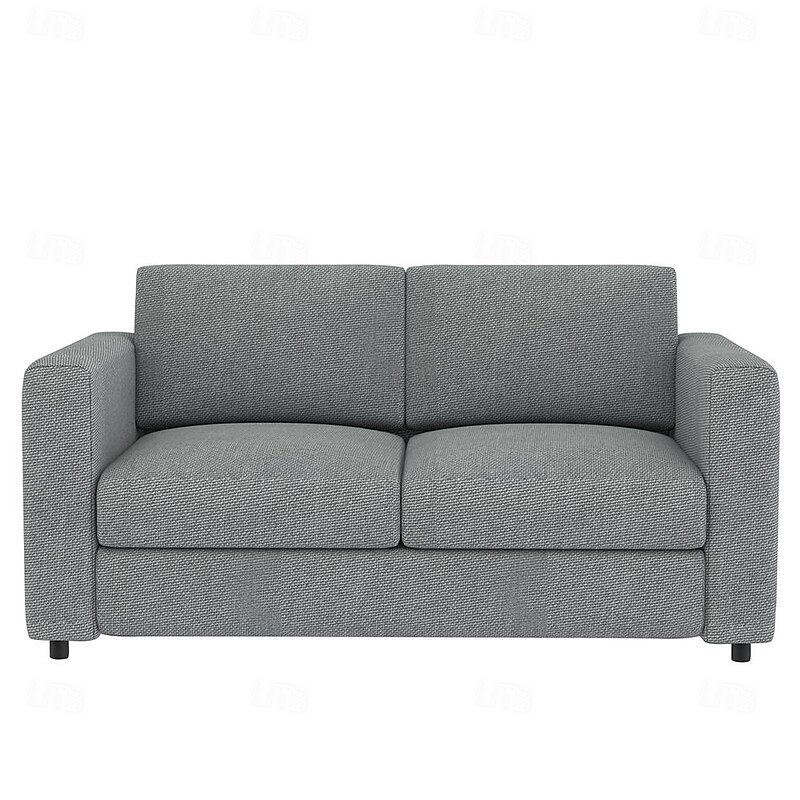 2 Seat Sofa Cover Solid Color Slipcovers  VIMcover LITB PRIME cover4