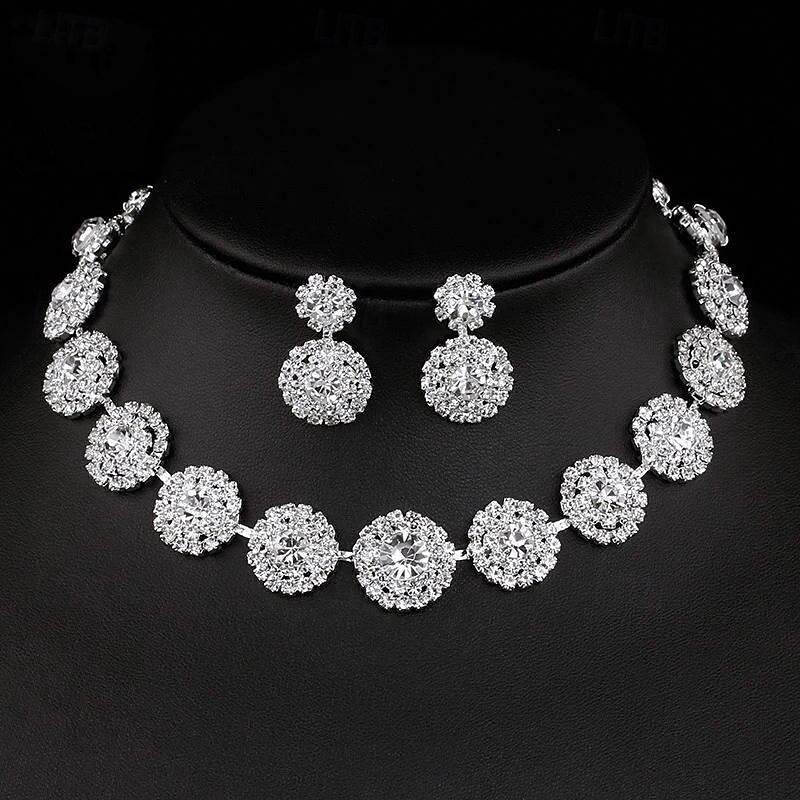 Jewelry Set For Women's Party Evening Gift Alloy2