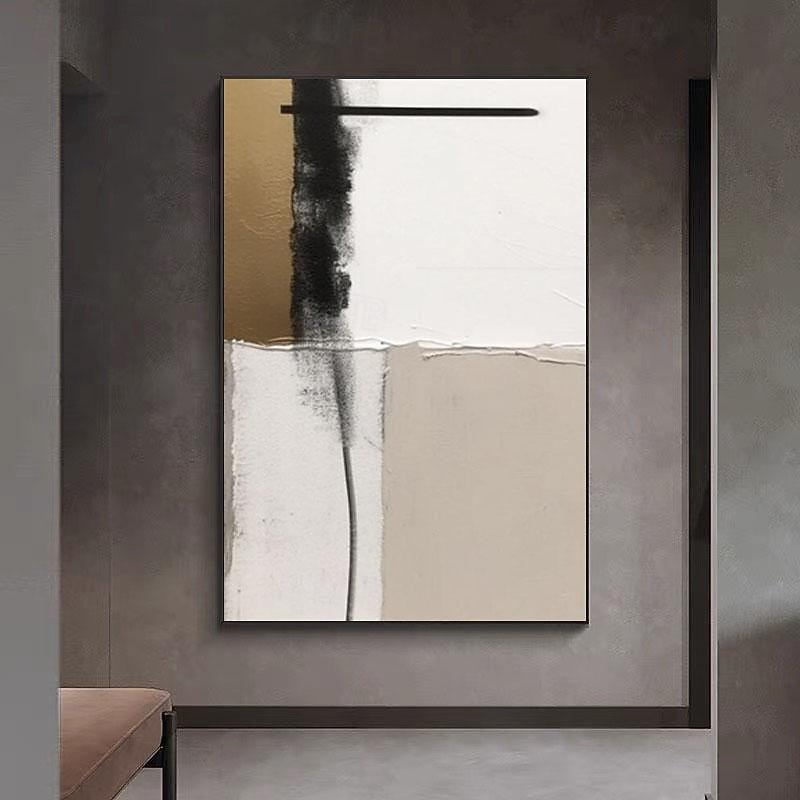Handpainted White Nordic Painting Large Canvas Paintings Beige Texture Wall Art white Abstract Art Living Room Decor No Frame4