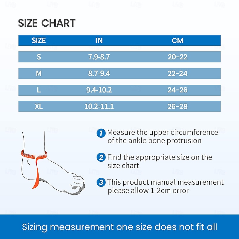 Ankle Brace Adjustable Breathable Compression Ankle Support for Men and Women with Sprained Ankles, Ankle Wrap Stabilizing Ligaments, Plantar Fasciitis Relief4