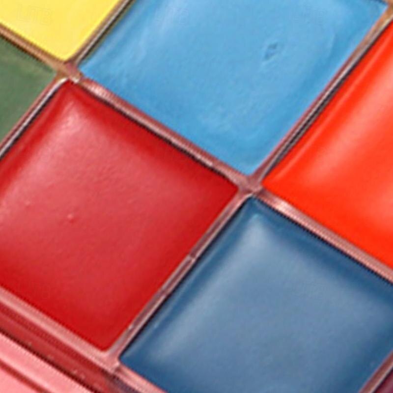 20 Color Oily Face Painting Tray Human Body Painting Stage Makeup Facial Painting Makeup Tray2