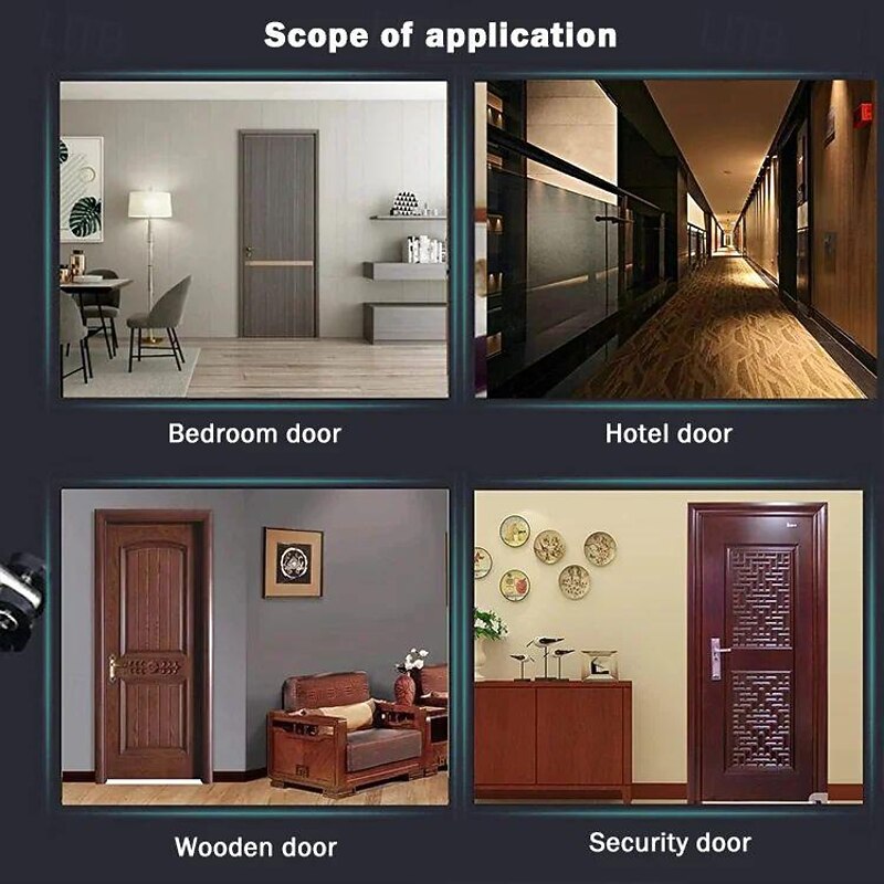 Spring Door Closer, Stainless Steel Adjustable Automatic Door Closer for Residential/Commercial use, Stainless Steel Surface Mounted Door Closer3