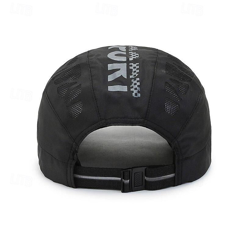 Men's Beret Hat Sun Hat Trucker Hat Black Navy Blue 100% Cotton Mesh Fashion Casual Street Daily Letter Adjustable Sunscreen Breathable4