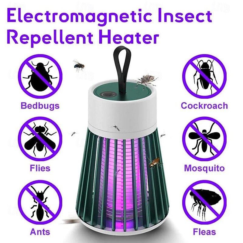 Mozz Guard Mosquito Zapper - Bedbugs Heater, BuzzBug Mosquito Killer, Zaptek Mosquitoes Zapper, USB Charing, Great for Outdoor and Indoor