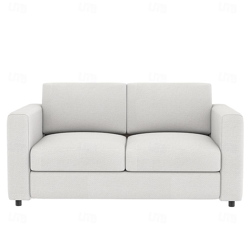 2 Seat Sofa Cover Solid Color Slipcovers  VIMcover LITB PRIME cover3