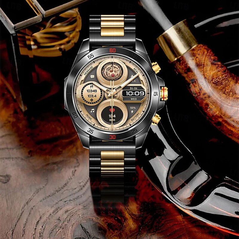 LOKMAT COMET PLUS Smart Watch 1.43 inch Smartwatch Fitness Running Watch Bluetooth Pedometer Call Reminder Activity Tracker Compatible with Android iOS Women Men Long Standby Hands-Free Calls2