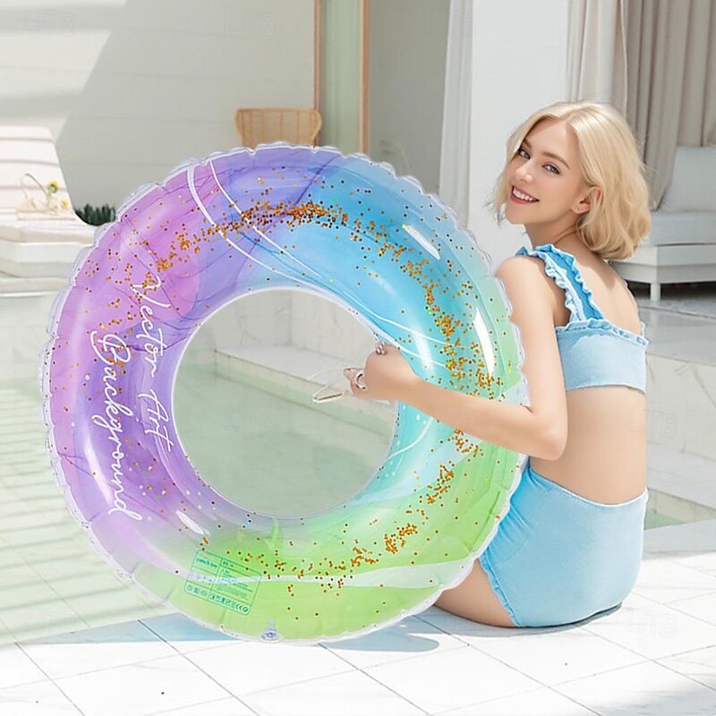 Swimming Circle Sequins Starry Sky Swimming Circle Water Swimming Circle Adult Underarm Lifebuoy3