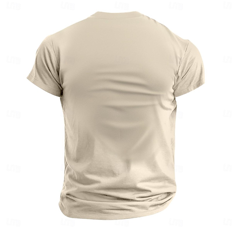 Men's Denim T Shirt Short Sleeve T shirt 3D Print Crew Neck Shirt Retro Vintage Ethnic White Summer Spring Clothing Apparel S M L XL XXL 3XL2